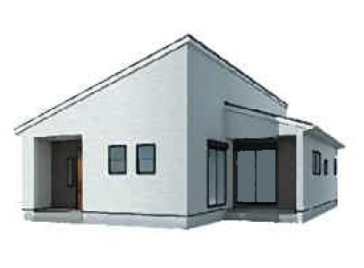 上里町七本木第６（全８棟）6号棟の外観パース|外観パースです