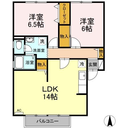 ロイヤルガーデン　Ｃの間取り