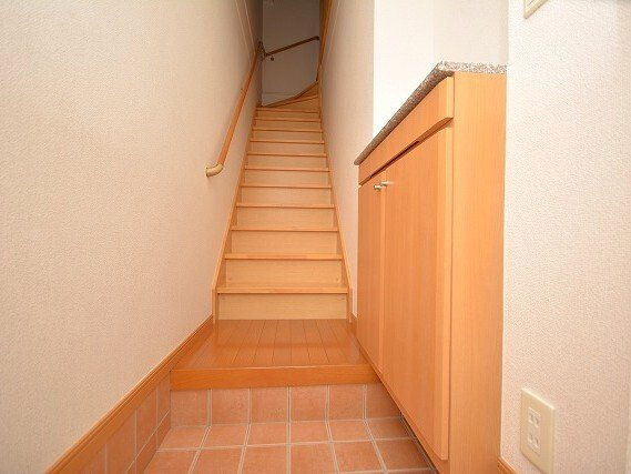 プロムナード唐津Ａの玄関|ゆったりとした玄関です