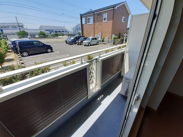 ライフコート東唐津Ｂのバルコニー|バルコニー付きです