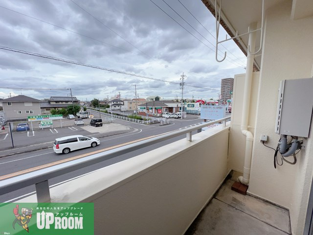 徳松ビルのバルコニー