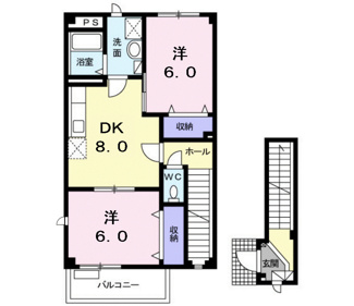 【間取り】 | ソレイユ・Ｋ