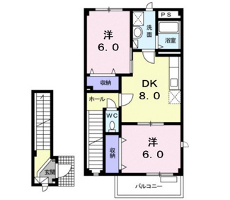 【間取り】 | ソレイユ・Ｋ