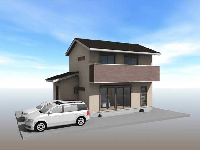 【外観パース】 | 高知市朝倉本町２丁目/南区画