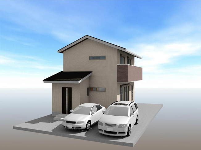 【外観パース】 | 高知市朝倉本町２丁目/南区画