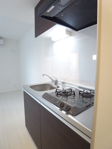 スカイヒルズ羽田のキッチン|2口ガスシステムキッチン