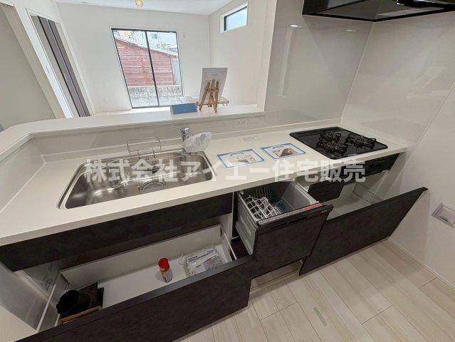 ★★うるま市石川4期-2号棟のキッチン|キッチンでお料理をお楽しみください