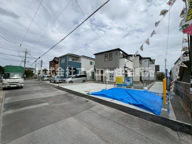 ★★うるま市石川4期-2号棟の前面道路含む現地写真|前面道路含む現地写真です