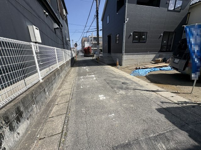 【その他】 | 福岡市南区弥永1丁目第14　1号棟（全1棟）【仲介手数料無料・0円】 | 現地写真。前面道路です。