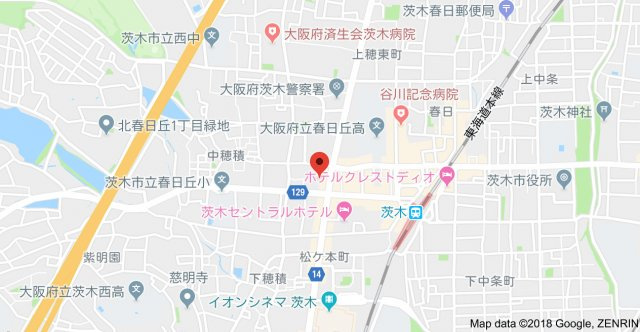 アクトタレイア茨木駅前の地図