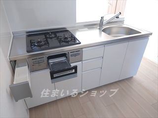 広島市安佐北区可部東４丁目のアパートのキッチン