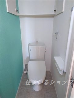 広島市安佐北区可部東４丁目のアパートのトイレ