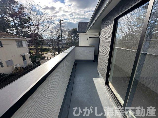 藤沢市片瀬４丁目　新築戸建　全３棟のバルコニー|バルコニー