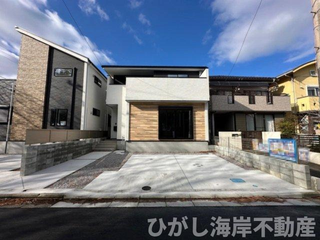 藤沢市片瀬４丁目　新築戸建　全３棟の外観|現地外観