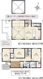 藤沢市片瀬４丁目　新築戸建　全３棟の間取り|4LDK+WIC