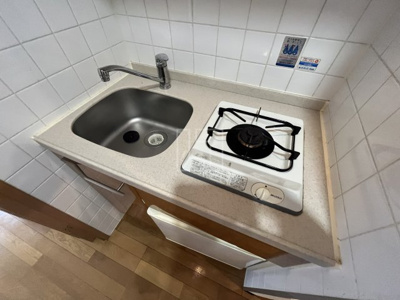 【キッチン】 | エステムコート難波ミューステージ | エステムコート難波ミューステージ　２口ガスシステムキッチン