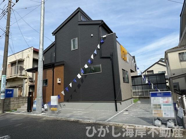 藤沢市鵠沼桜が岡４丁目　新築戸建の外観|現地外観
