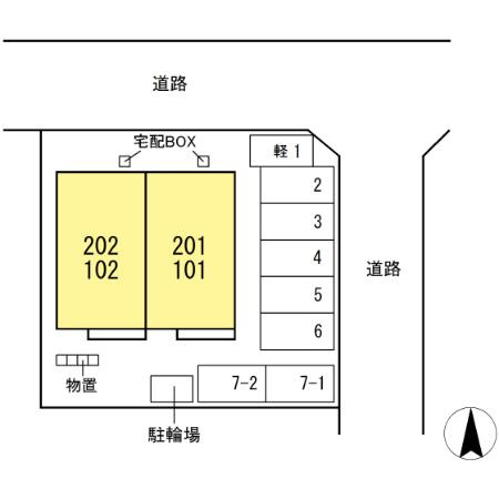 キルシェハイムの区画図