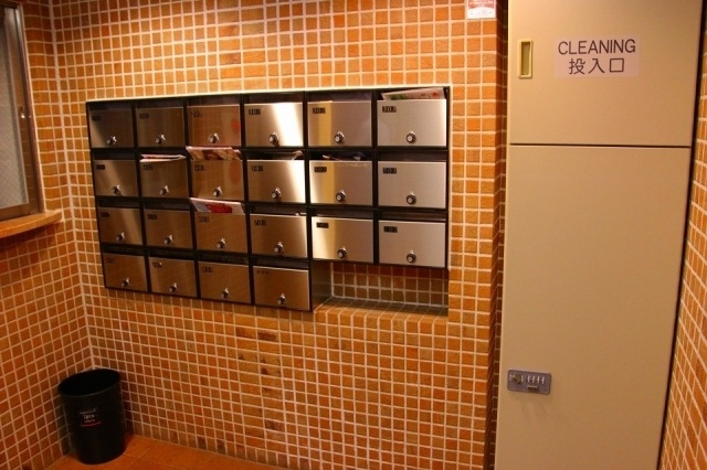 ABCステーションプラザ新宿中井のエントランス|集合ポスト☆