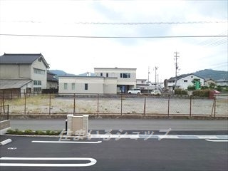 安芸高田市吉田町吉田のアパートの展望|募集のお部屋（103号室）からの眺望です！
