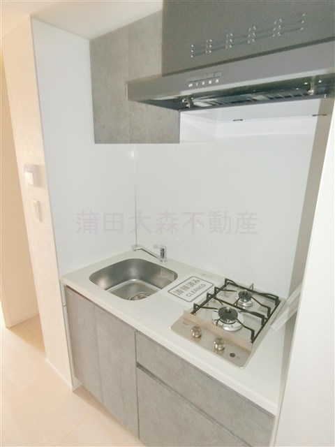 クオリタス蒲田のキッチン|2口ガスシステムキッチン