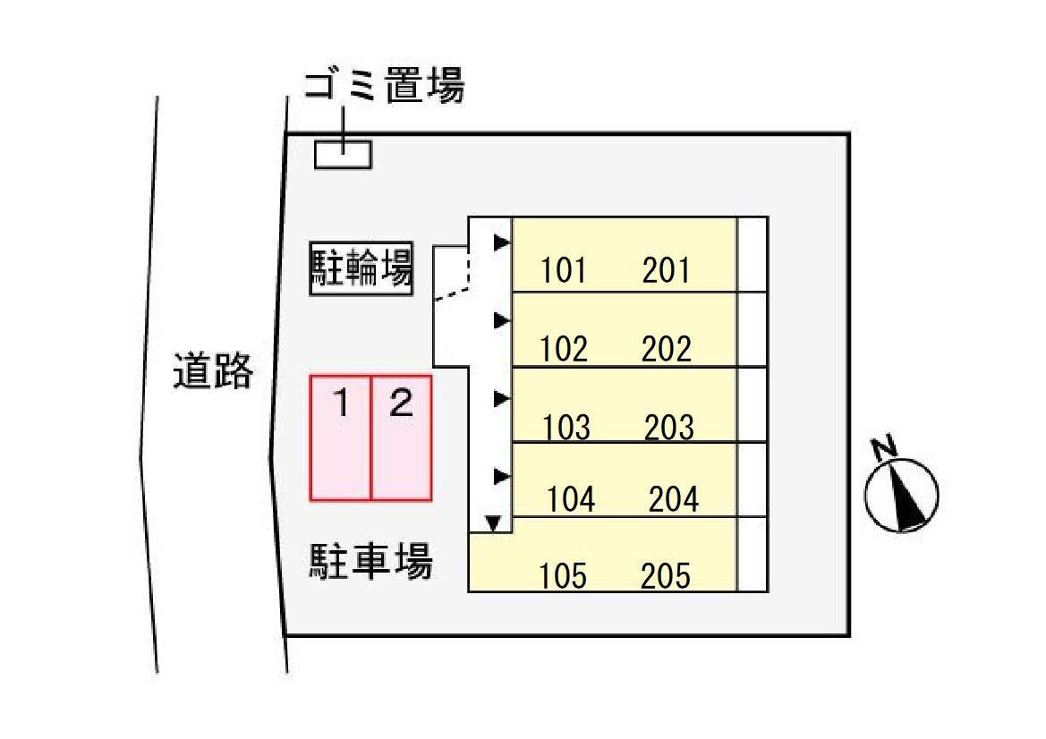 クレアドールの区画図