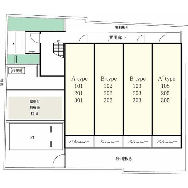 リブリ茨木春日Ⅱの地図