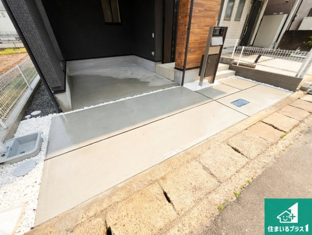 加古川市加古川町北在家　新築一戸建ての駐車場|駐車スペース！散水栓があるので、こまめに愛車を洗えます！