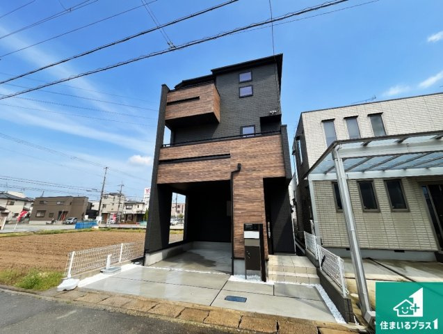 加古川市加古川町北在家　新築一戸建ての外観|安心の10年保証！外観を美しく保ち、雨水で汚れを落とします！気になることがありましたら、お気軽にお問い合わせください！