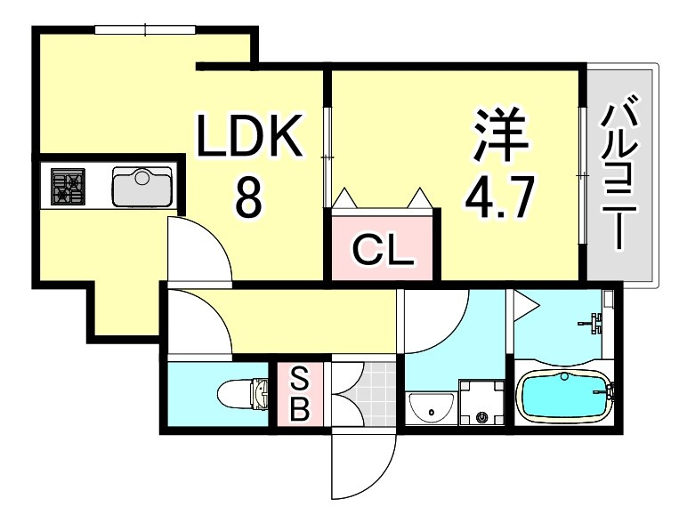Keyビレッジ　東鳴尾の間取り