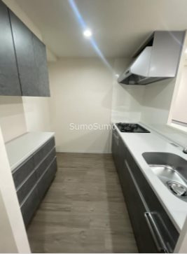 ラ　フェリーチェ難波のキッチン|コンパクトなキッチンで掃除もラクラク