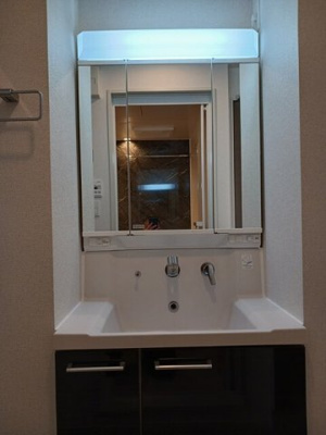 【洗面所】 | シャライム | スペースが確保できる洗面所です