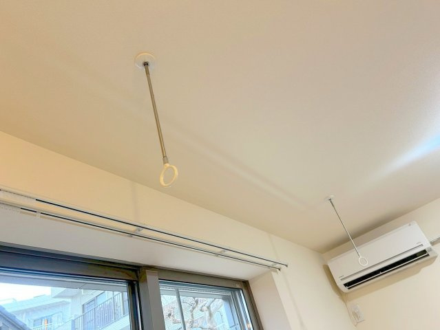 リブフラットＫＨの設備|★便利な室内物干しフック★