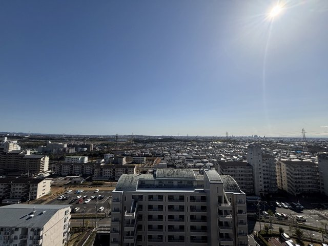サンハイツ中央台Ｃ棟の展望|最上階なので眺望良好です☆