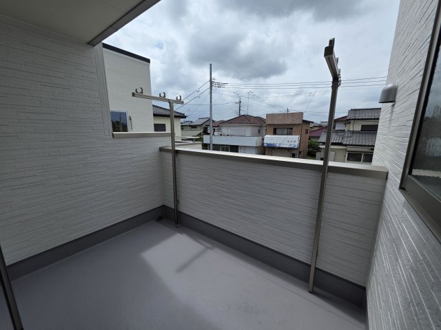 リーブルガーデン．S　行田棚田町　のバルコニー|１号棟現地バルコニー（2026年07月07日）撮影