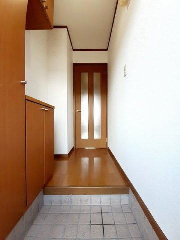 ゆったりとした玄関です