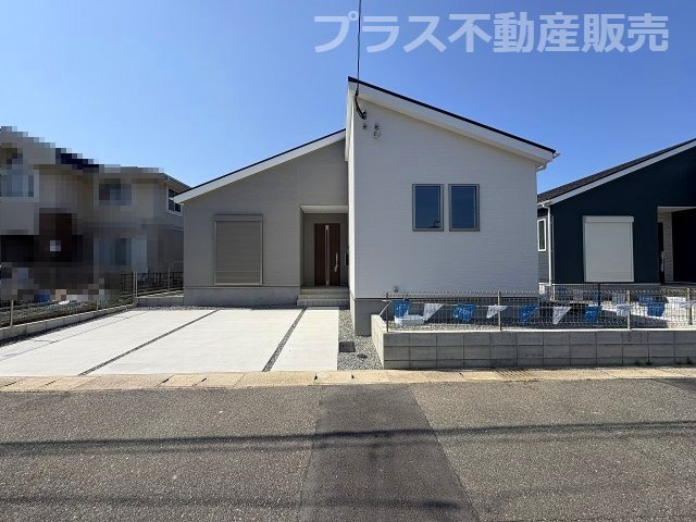 【外観】 | 福岡市東区三苫2丁目6期7期・平屋　4号棟（全5棟）【仲介手数料無料・0円】 | 現地写真。同じ物件を見るなら、プラス不動産販売にお任せ下さい。