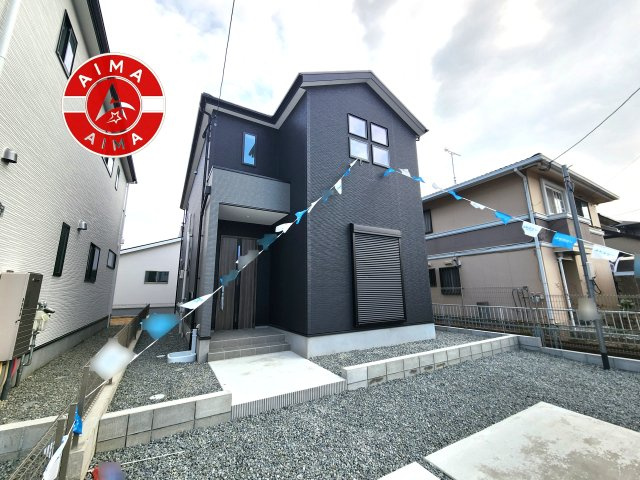 福岡市東区三苫2丁目第7-2棟(3号棟)の外観|デザイン性のある外観です。