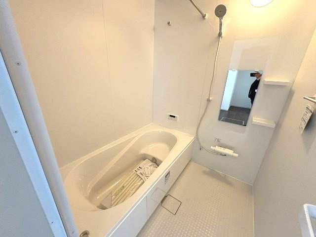 【浴室】 | 福岡市東区三苫2丁目6期・7期　3号棟（全5棟）【仲介手数料無料・0円】 | ※現地写真準備中の為、施工例です。施工例は完成時と異なる場合があります。