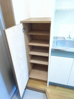 たっぷりとした収納スペースです