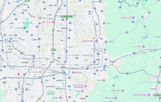 桜井市三輪　第10期　新築一戸建ての地図