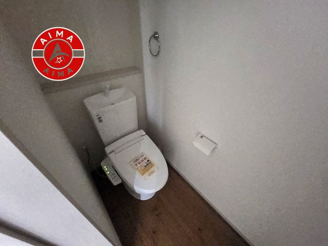 福岡市東区三苫2丁目第7-2棟(4号棟)のトイレ|温水洗浄便座を完備しております。2ヶ所にトイレがあるのは朝の慌ただしい時間も安心です。