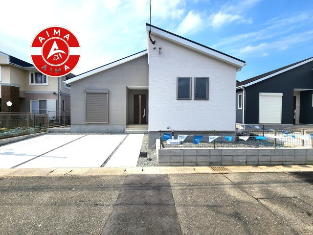 福岡市東区三苫2丁目第7-2棟(4号棟)の外観|デザイン性のある外観です。