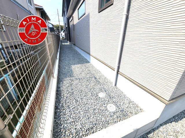 福岡市東区三苫2丁目第7-2棟(4号棟)の庭|お庭で自由な時間を過ごせます。