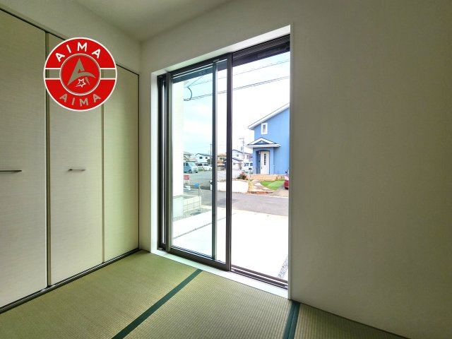 福岡市東区三苫2丁目第7-2棟(4号棟)の展望|窓から緑が見える物件も魅力的です。
