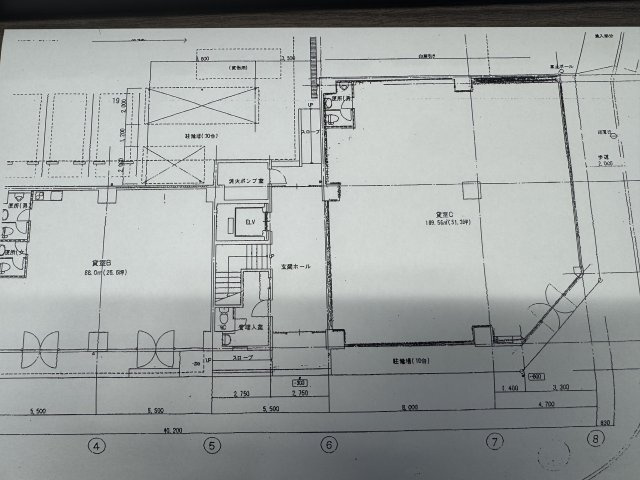仙台市宮城野区榴ヶ岡　店舗事務所の区画図