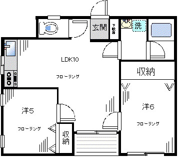 ロックウエルコート の間取り