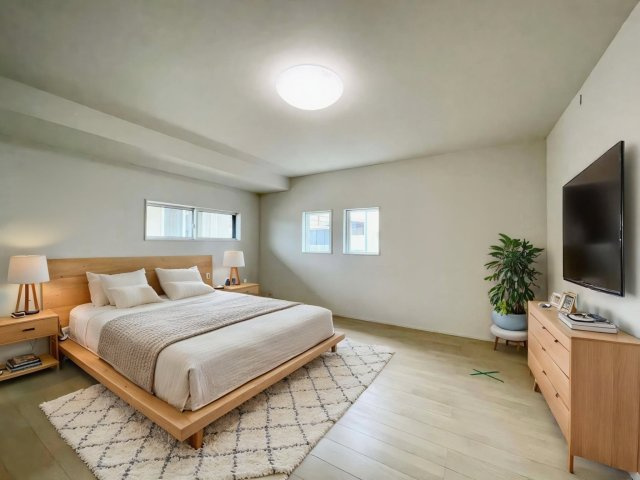 上田市岩下の洋室|日当たり風通しともに良好！明るく朝を迎えられるつくりになっています♪　※ CGで家具を配置しています