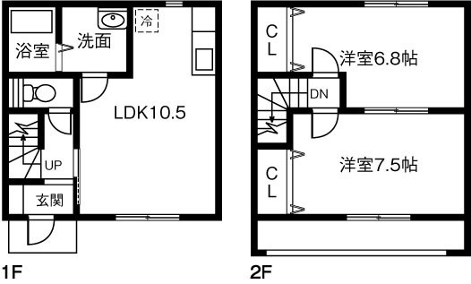 Ｋ・Ｕグランデの間取り|間取り