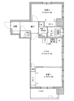 【間取り】 | ヴィクトワール・フルーヴⅥ | 間取りです。